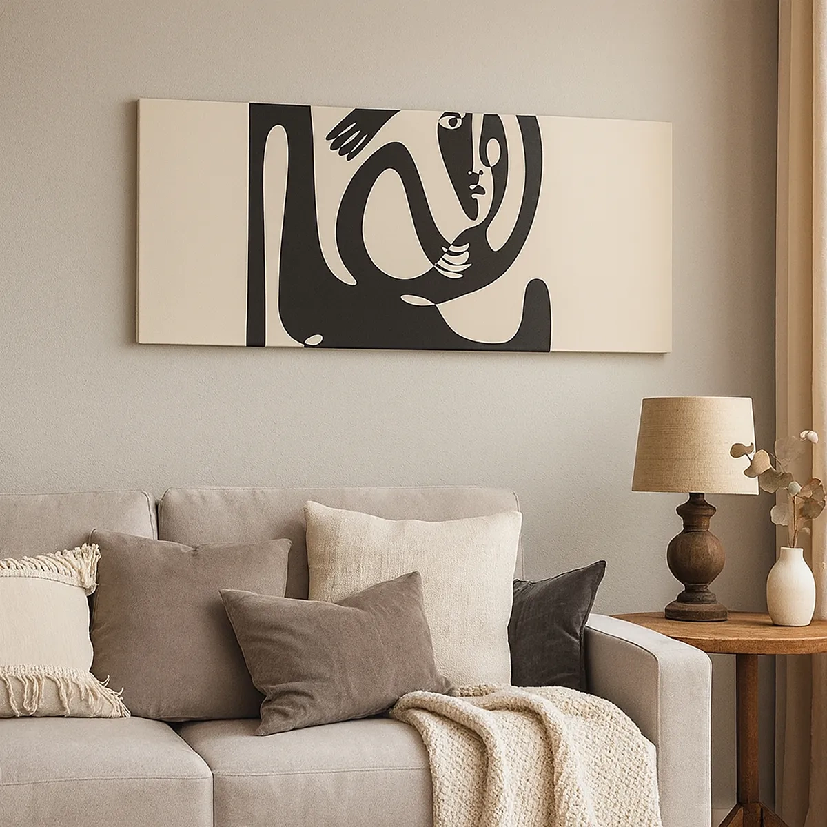 Vászonkép - Majdnem Picasso - 30x30 cm