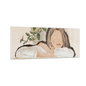 Üveg kép - Déli szépség - 100x40 cm