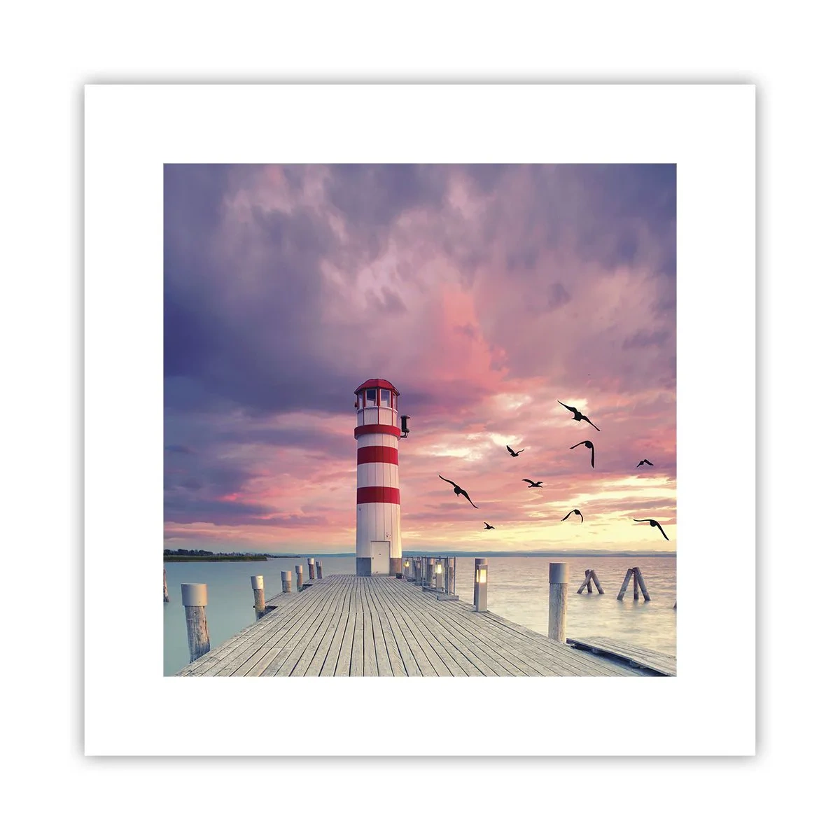 Poszter - Ideje a kikötőbe - 30x30 cm