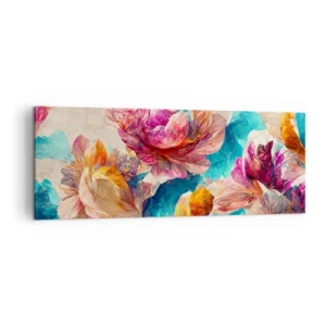 Vászonkép - Egy csokor színes pompája - 140x50 cm