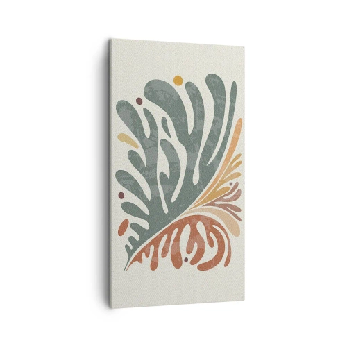 Vászonkép - Többszínű levél - 45x80 cm