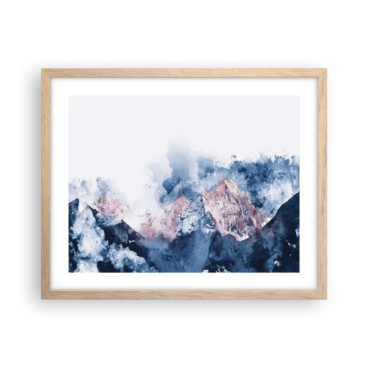 Poszter világos tölgy keretben - Ezek a csúcsok! - 50x40 cm