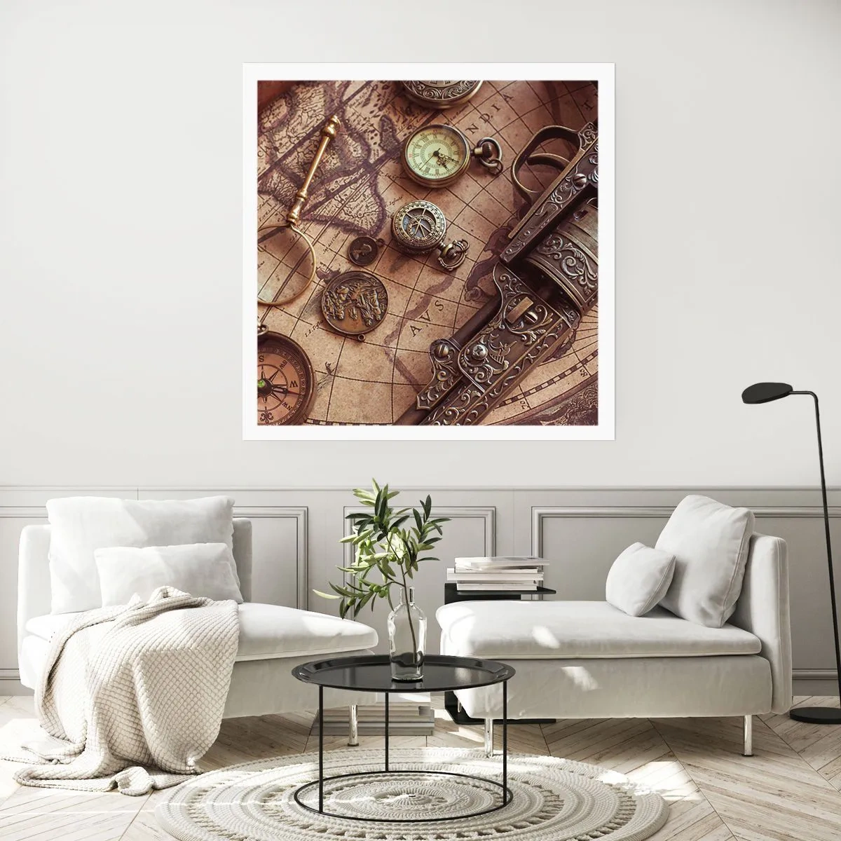 Poszter - Hív a kaland  - 60x60 cm
