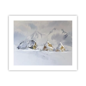 Poszter - Egy havas völgyben - 50x40 cm