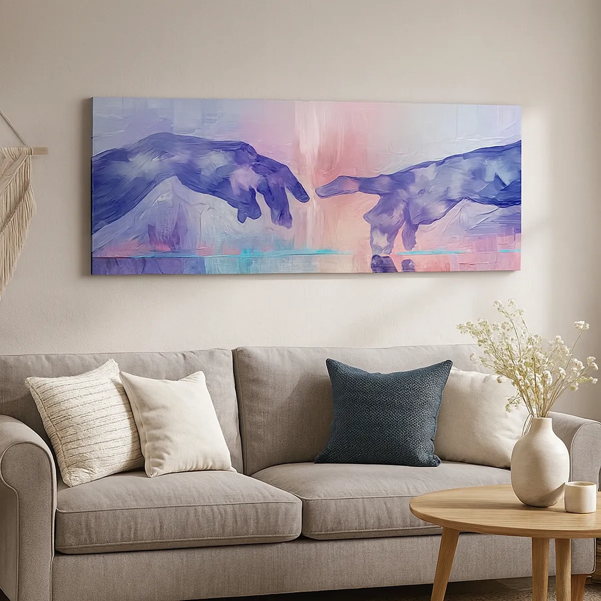 Vászonkép - Az élet isteni szikrája - 30x30 cm