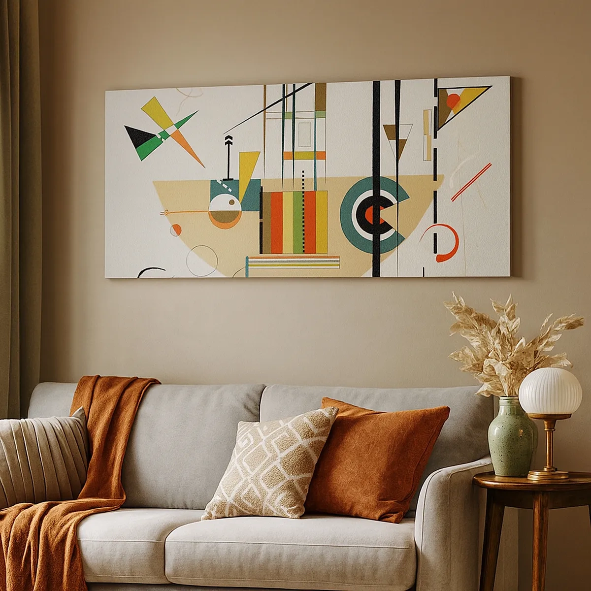 Vászonkép - És nevet a világ - 30x30 cm