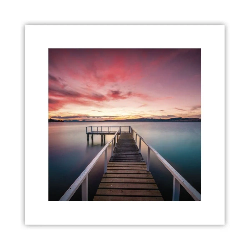 Poszter - Az este szelíd lángja - 30x30 cm