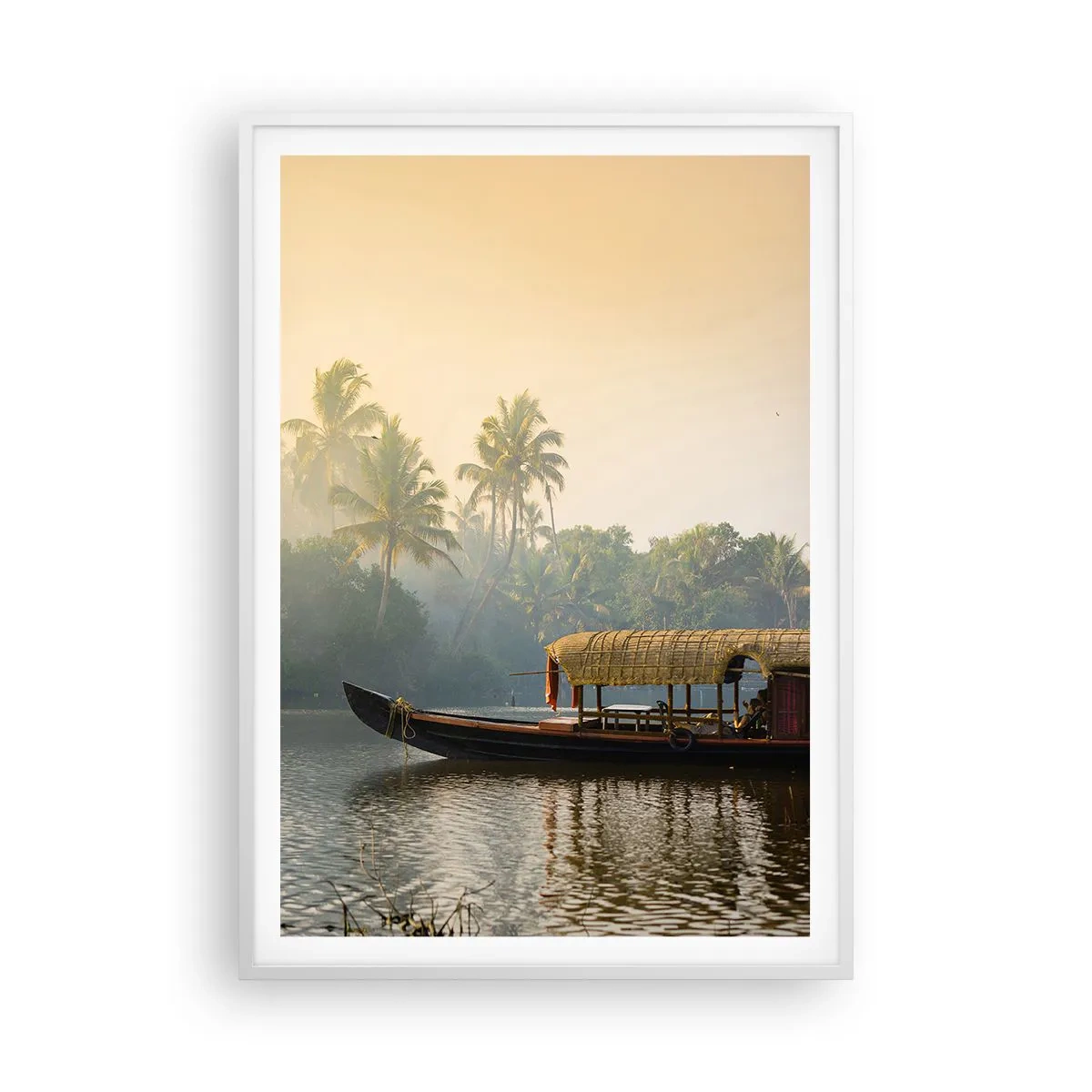 Poszter fekete keretben - Ház a folyón - 70x100 cm