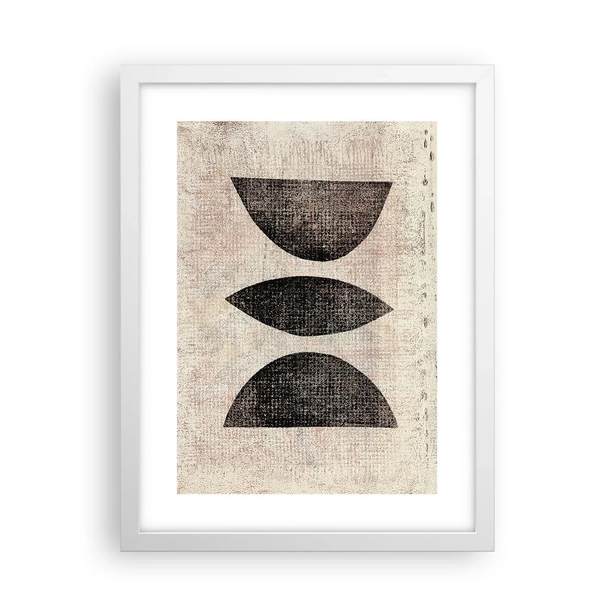 Poszter fekete keretben - Etnikai absztrakció - 30x40 cm