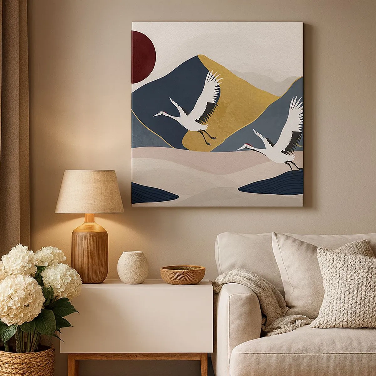 Vászonkép - És ismét ELREPÜLT a nap - 30x30 cm