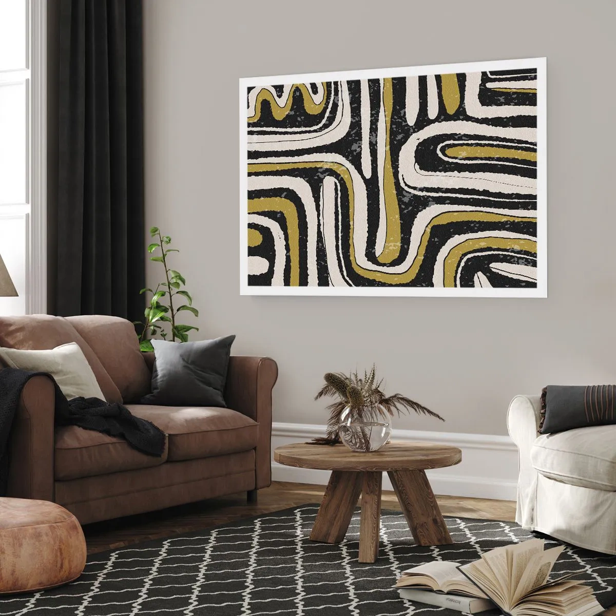 Poszter - Kompozíció: traktusok és sikátorok - 70x50 cm