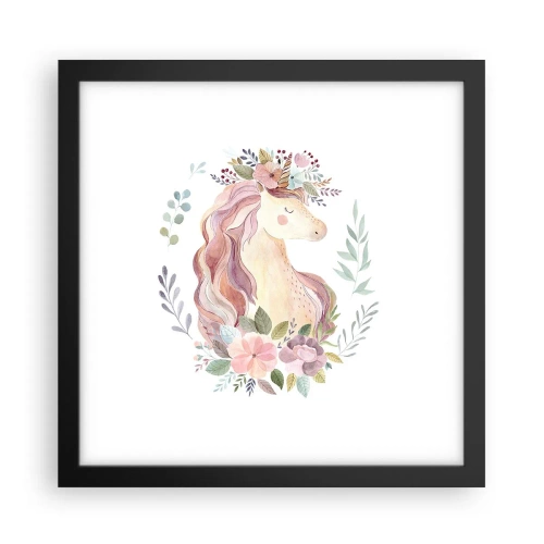 Poszter fehér keretben - Meghívás a tündérmesék világába - 30x30 cm