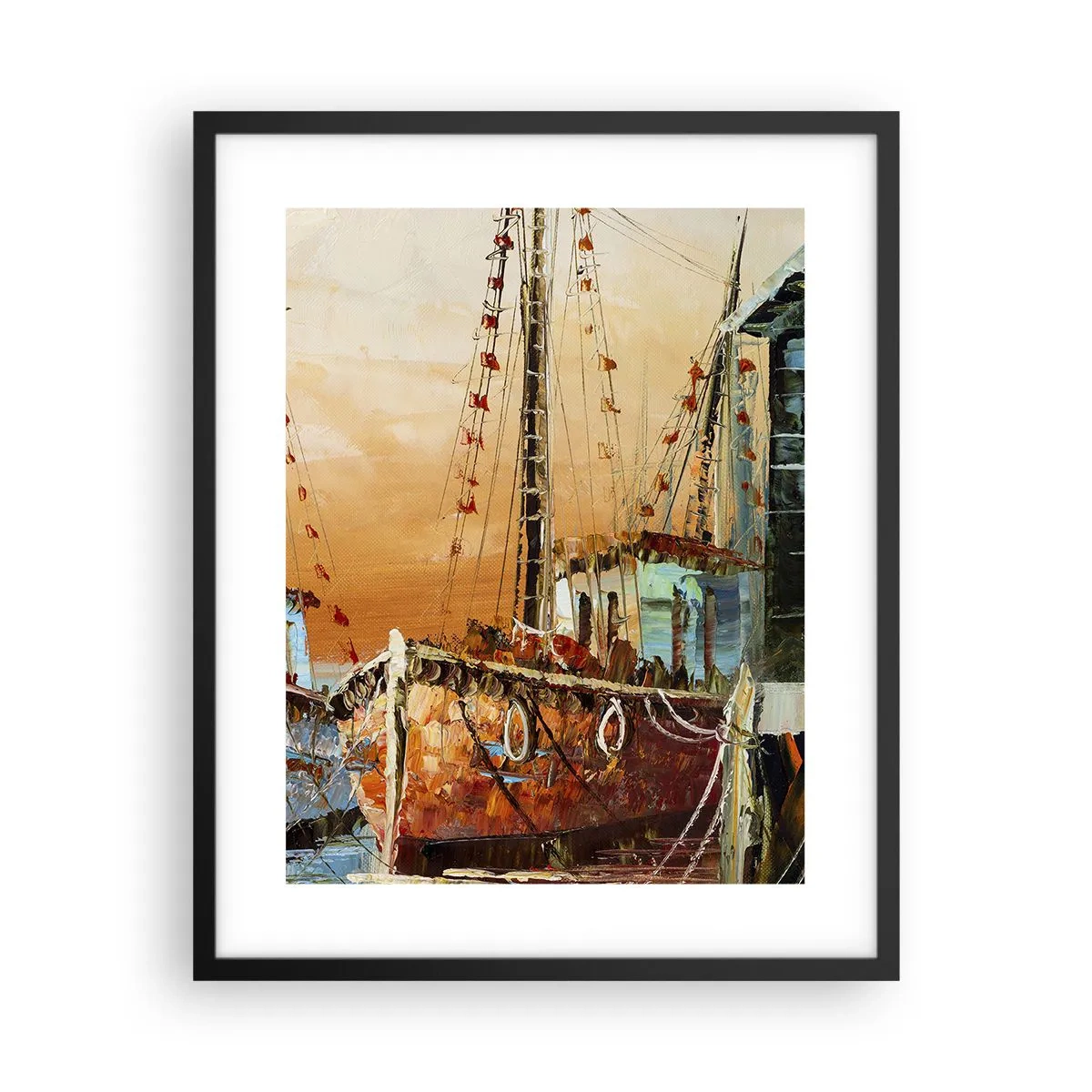 Poszter fehér keretben - Nyugodt visszatérés - 40x50 cm