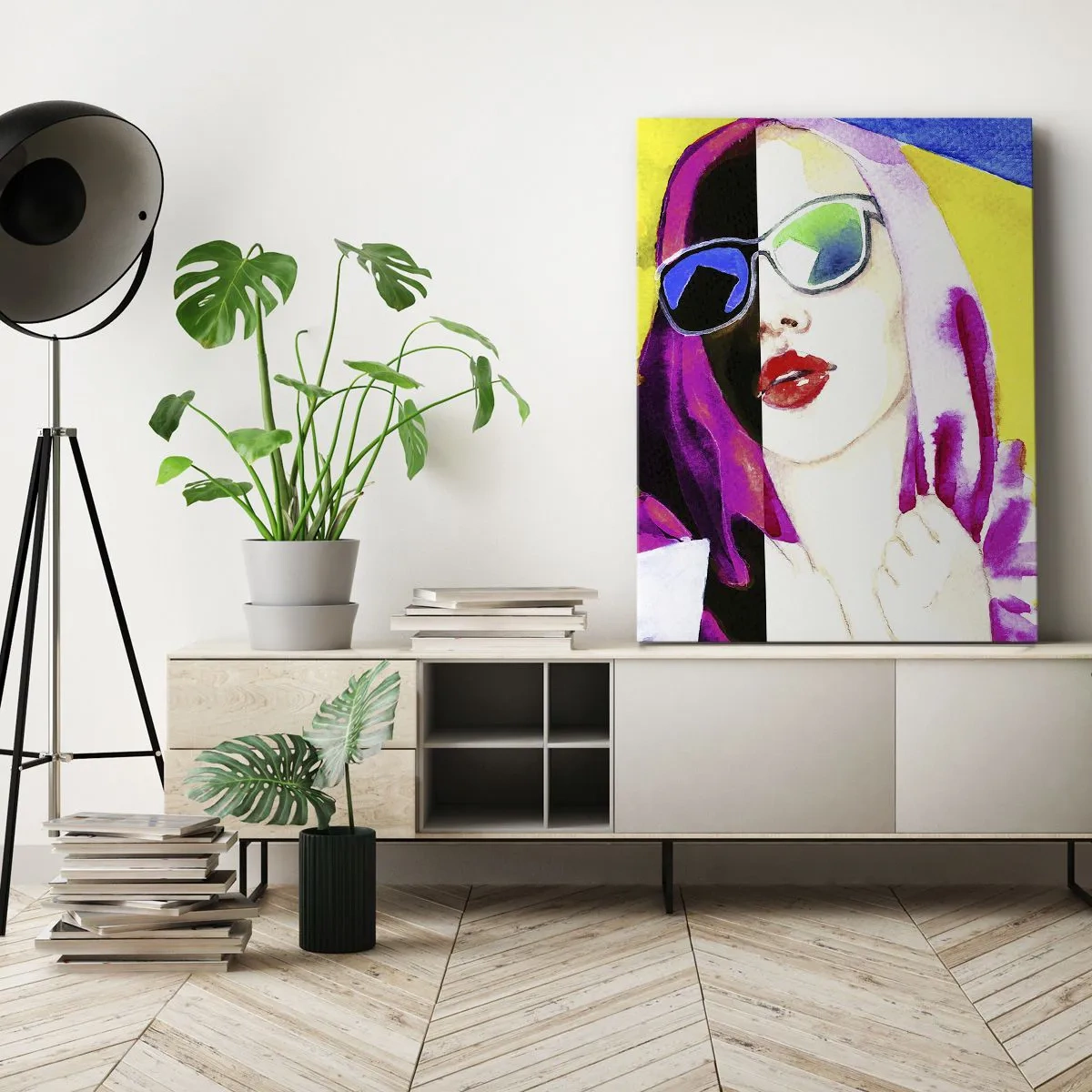 Vászonkép - Nem vagyok fehér és nem vagyok fekete - 50x70 cm