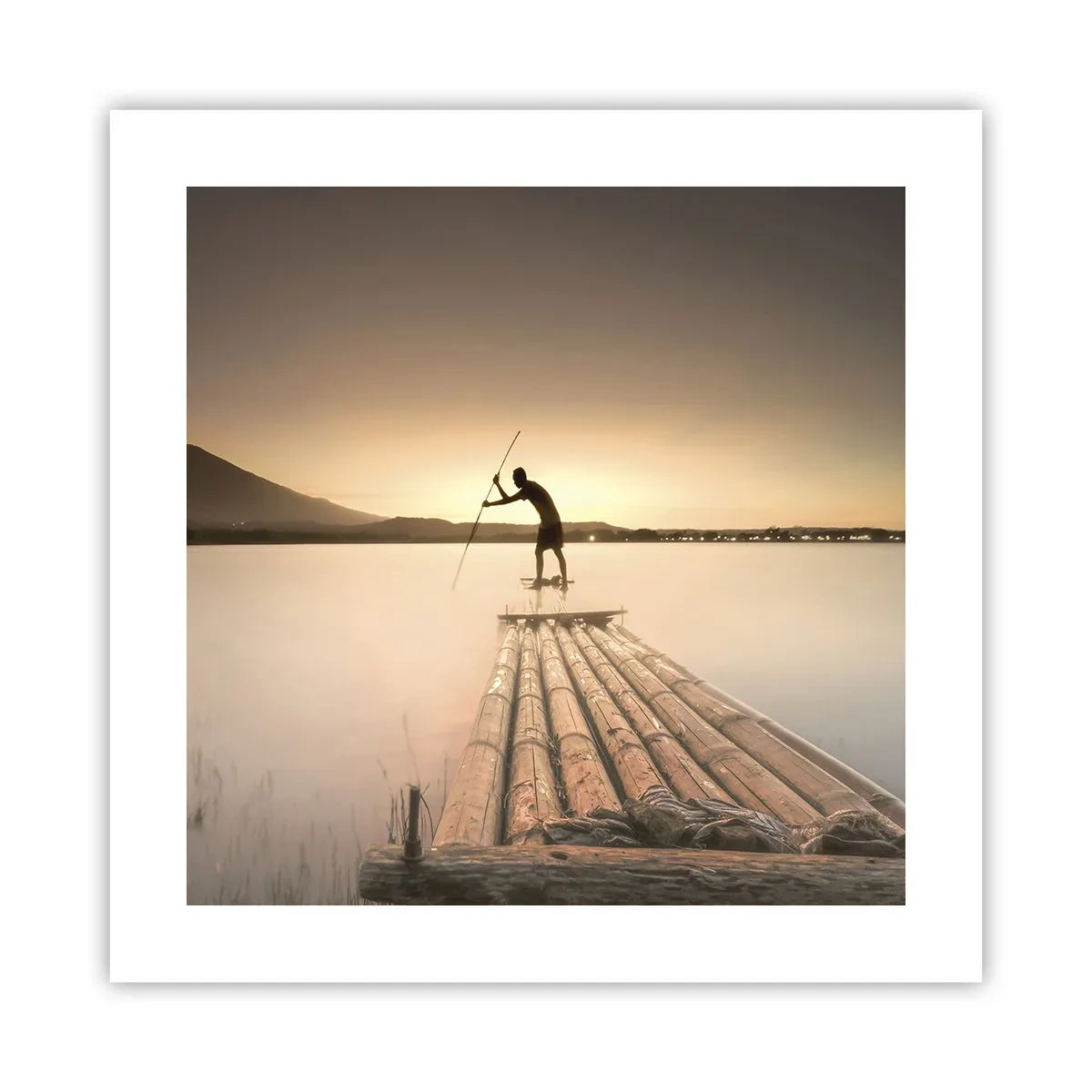 Poszter - Pihenés előtt - 40x40 cm