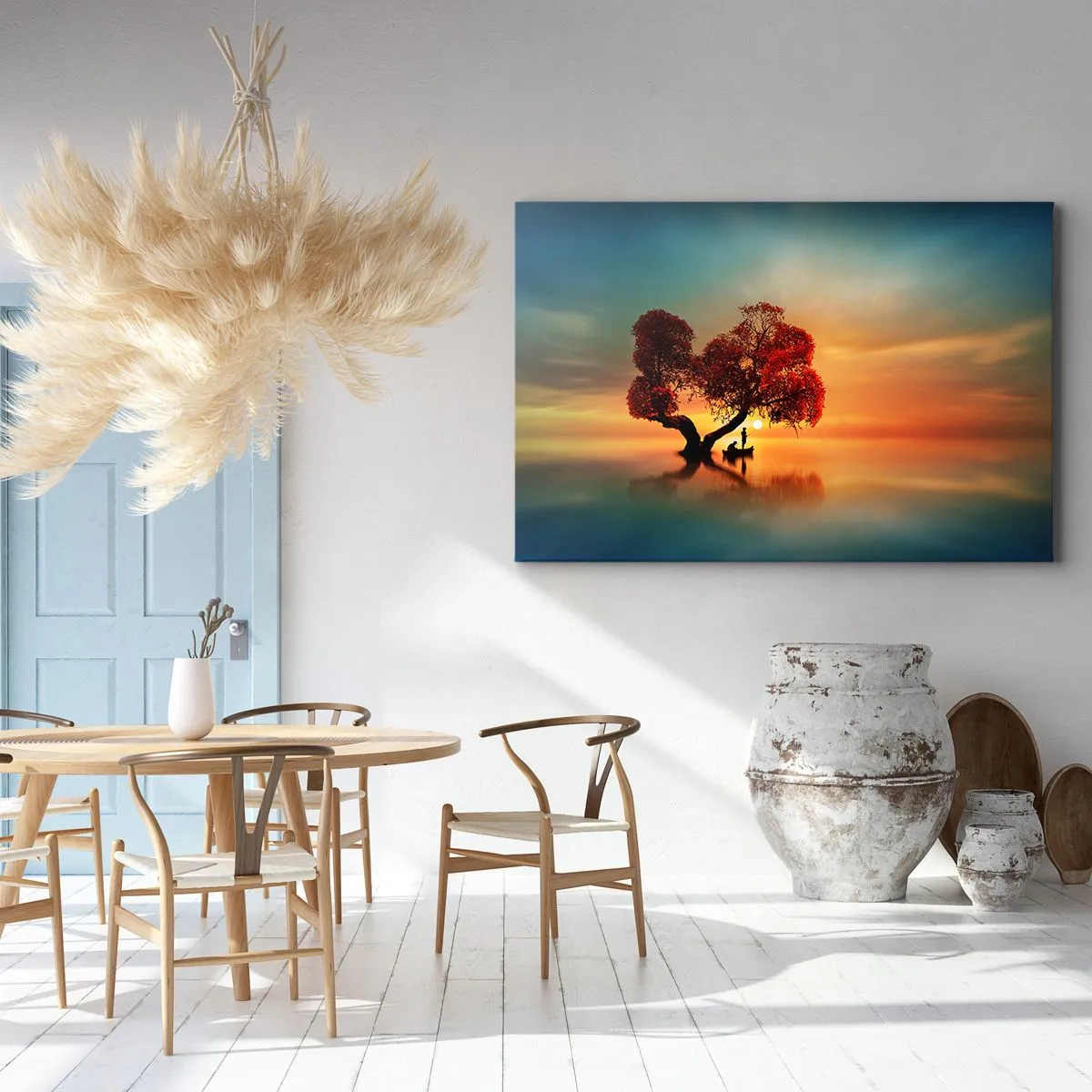 Vászonkép - A világtalanság csendje és az eltávoldotak - 120x80 cm