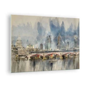 Üveg kép - London teljes pompájában - 70x50cm - London teljes pompájában - Modern fali dekoráció nappalihoz és hálószobához ARTTOR