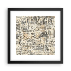 Poszter fehér keretben - Dekódolásra vár - 30x30 cm