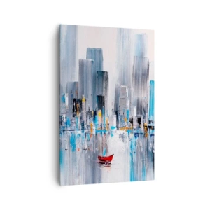 Vászonkép - Metropolis az öböl mellett - 80x120 cm
