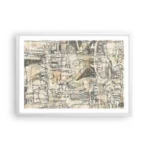 Poszter fekete keretben - Dekódolásra vár - 70x50 cm