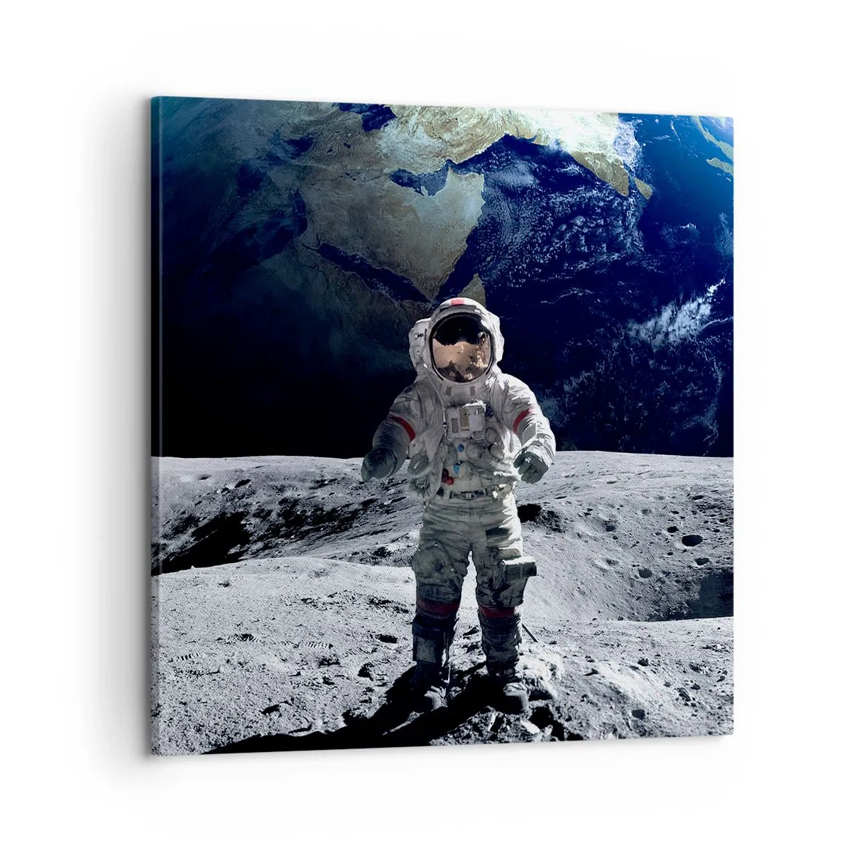 Vászonkép - Üdvözlet a Holdról - 60x60 cm