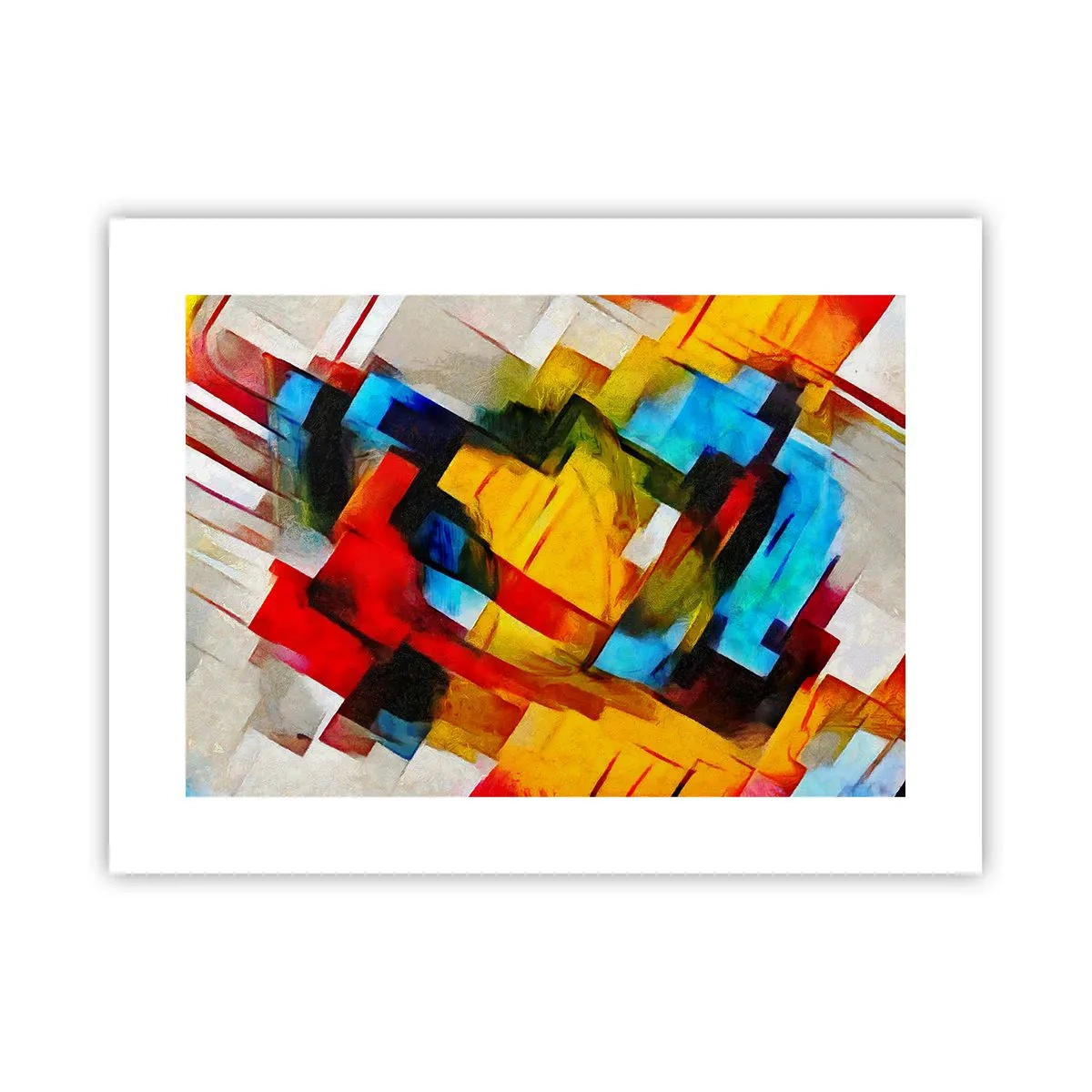Poszter - Többszínű réteges - 40x30 cm