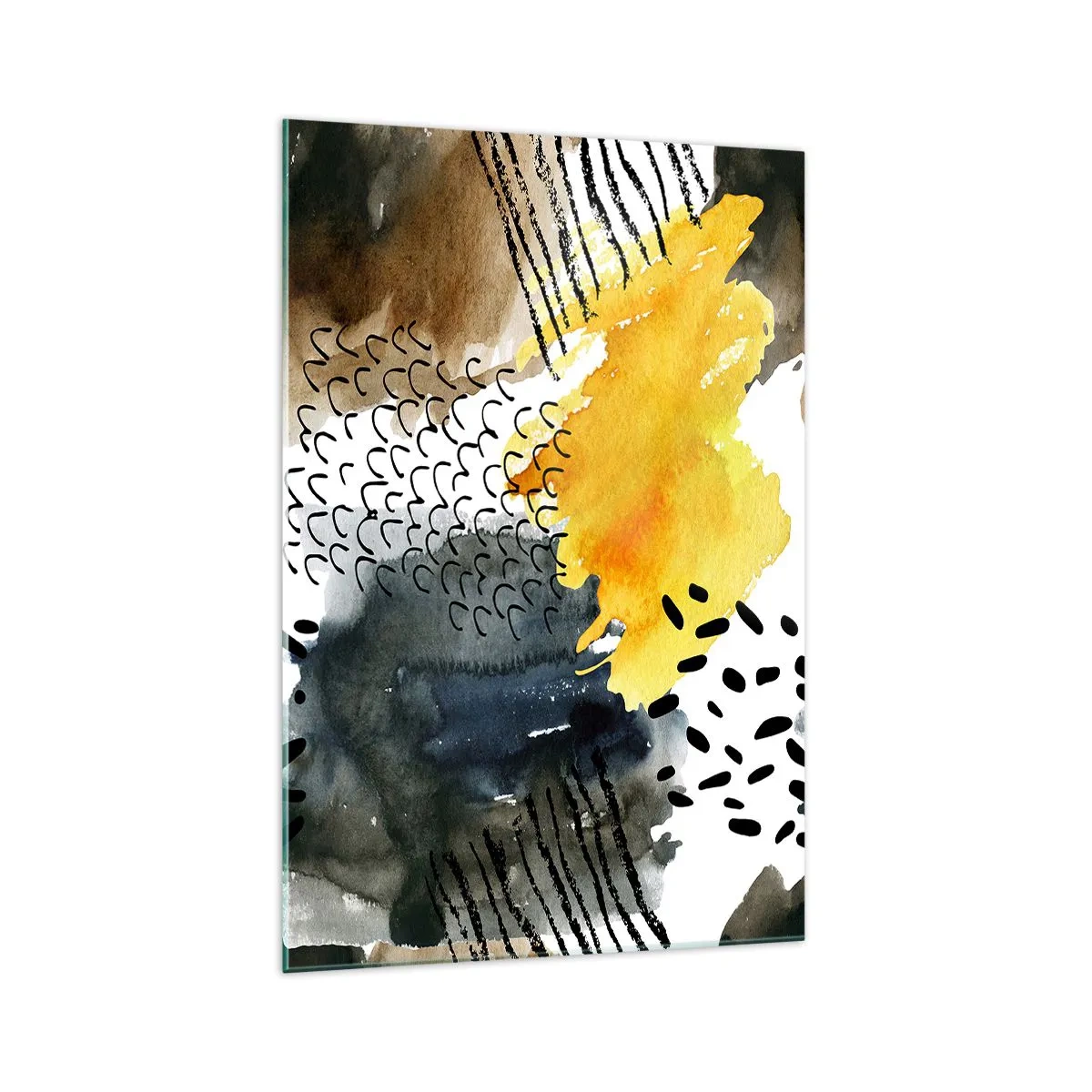 Üveg kép - Az elemek találkozása - 70x100 cm
