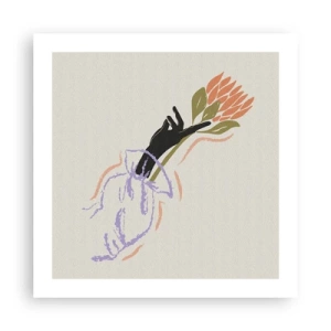 Poszter - Egy testvéri érintés - 50x50 cm