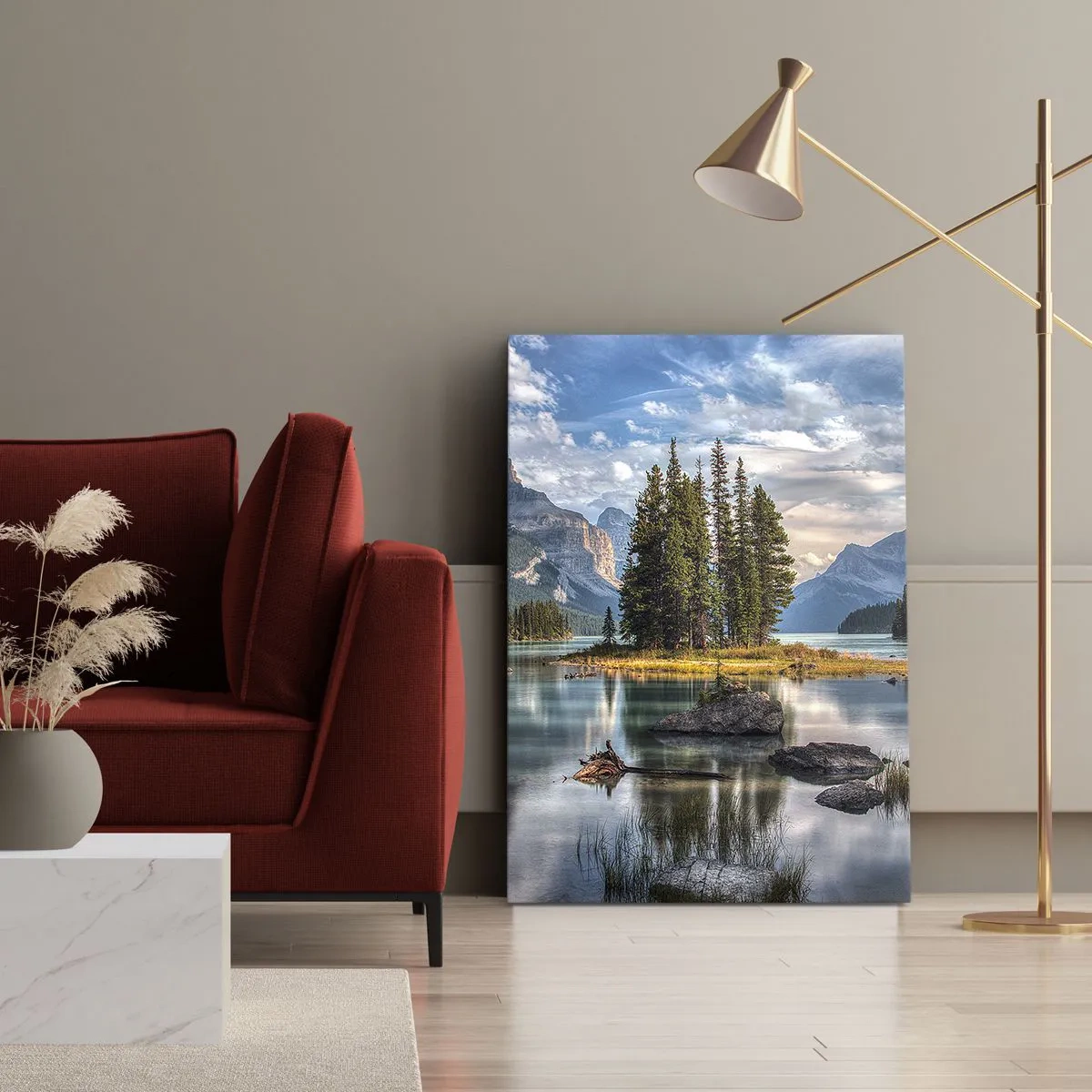 Vászonkép - A nagy és tiszta víz mellett... - 50x70 cm
