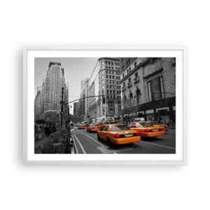 Poszter fekete keretben - Nagyvárosi napok - 70x50 cm