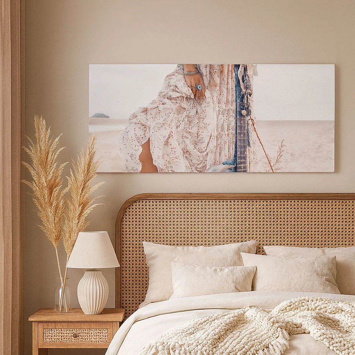 Vászonkép - Hippik az úton - 100x40 cm