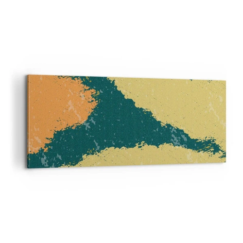 Vászonkép - Absztrakció - lassú mozgás - 100x40 cm