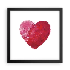Poszter fehér keretben - All you need is love - 30x30 cm