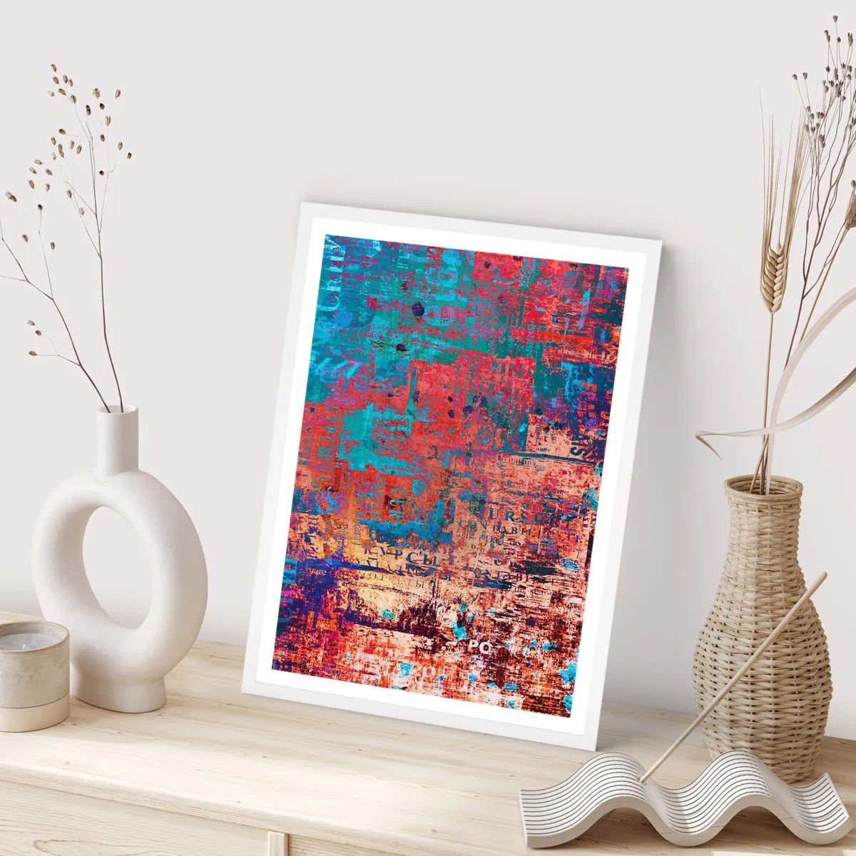 Poszter fekete keretben - Emlékezés és feledés - 70x100 cm