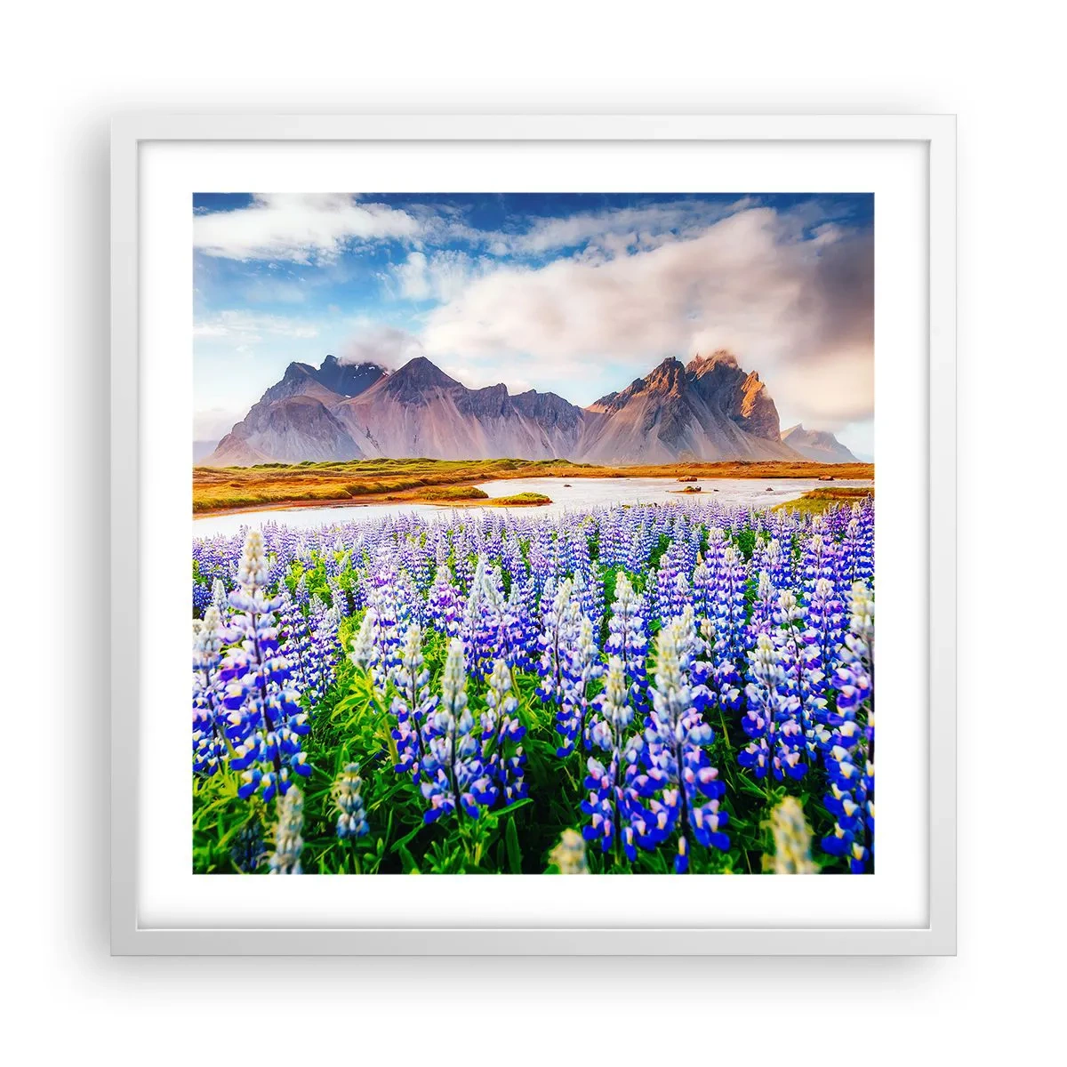 Poszter fekete keretben - Erő és szigorúság a szelídség mellett - 50x50 cm