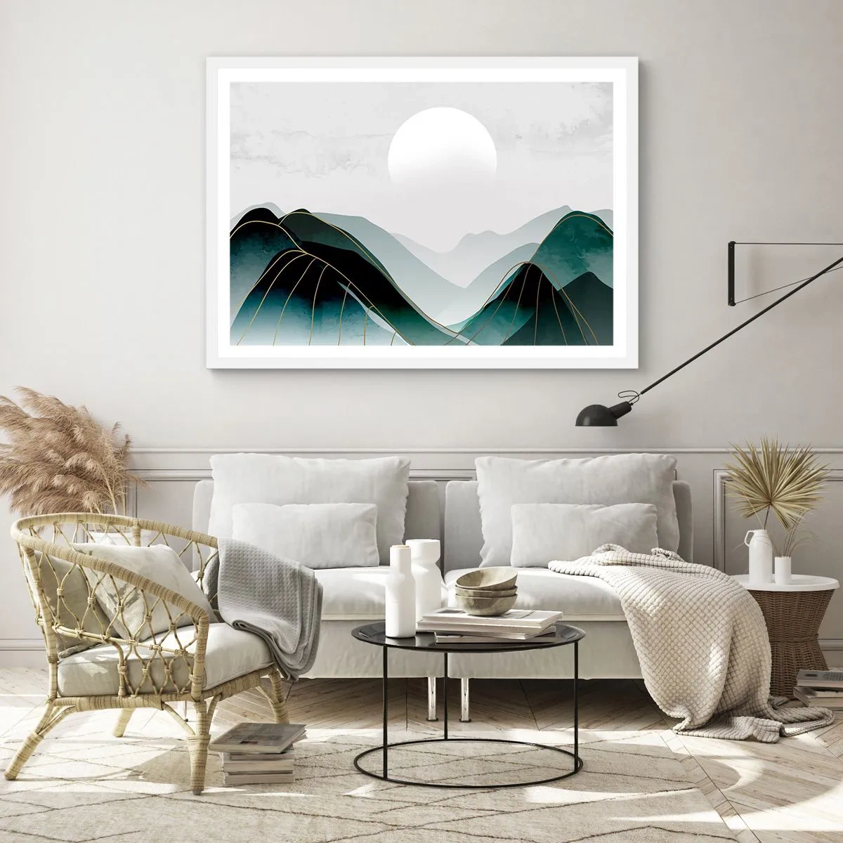 Poszter fekete keretben - Teljes fenségben - 50x40 cm