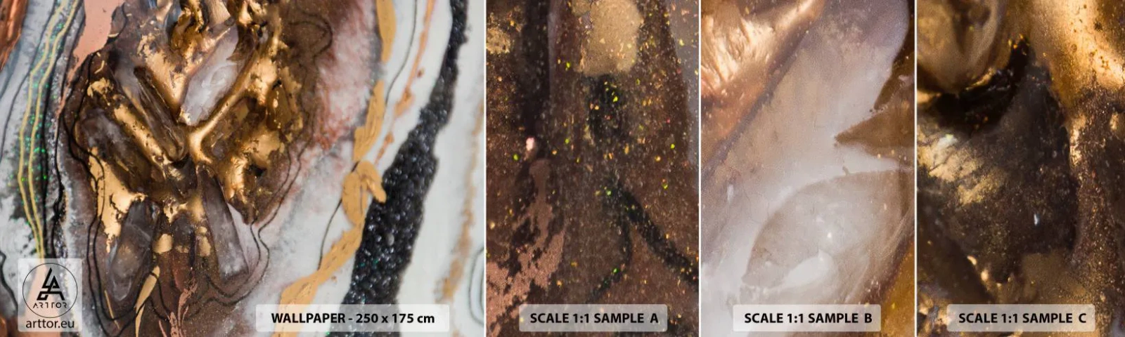 Fotótapéta Minta Öntapadós Deluxe Sticker - A föld eleme - Absztrakció, Grafika, Darab - 100x30 cm