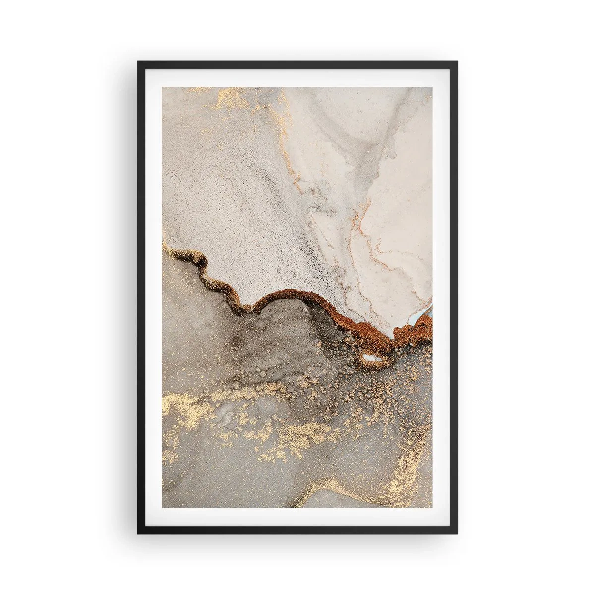 Poszter fehér keretben - A színek határán - 61x91 cm