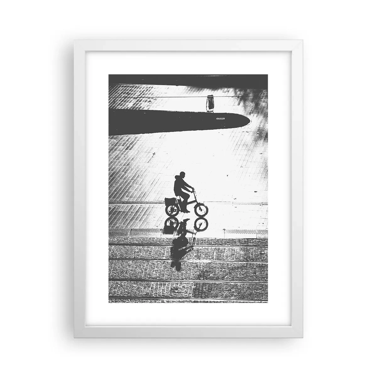 Poszter fekete keretben - Előre, a városon keresztül - 30x40 cm