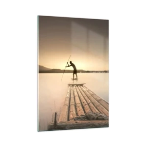 Üveg kép - Pihenés előtt - 80x120 cm