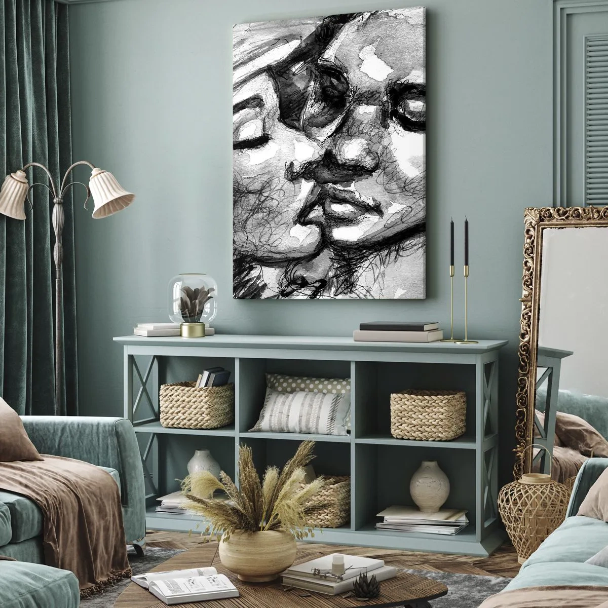 Vászonkép - Egy érzelmes pillanat - 50x70 cm