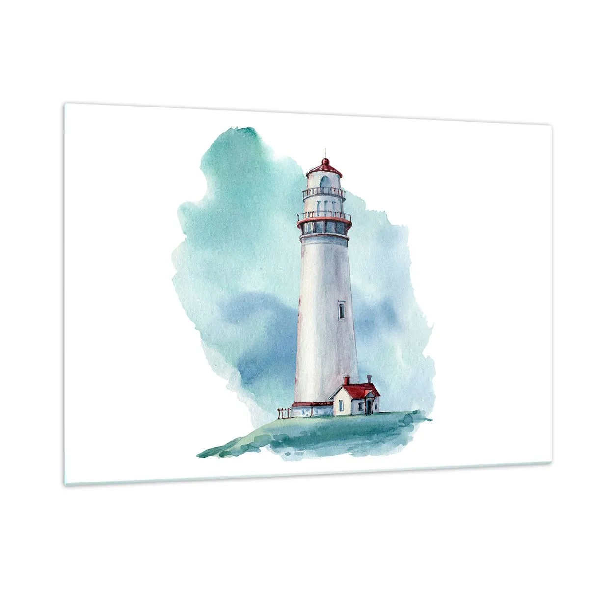 Üveg kép - A kék szelíd húga - 120x80 cm