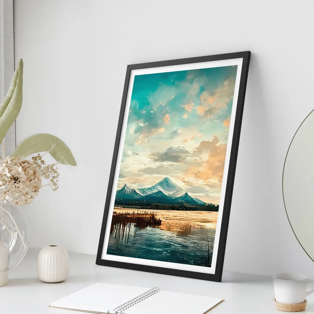 Poszter fehér keretben - Az ég védelme alatt - 70x100 cm