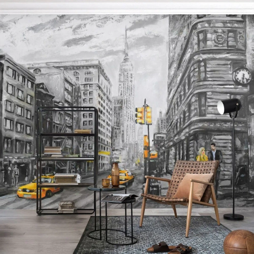 Fotótapéta Premium Canvas - Egy New York-i történet - Város, New York, Építészet - 100x70 cm