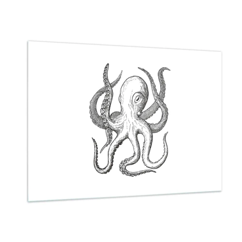 Üveg kép - Hullámokkal táncoló - 100x70 cm