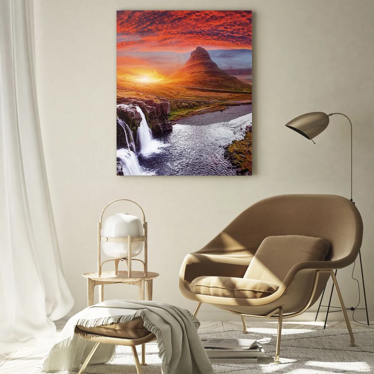 Üveg kép - Középfölde kilátása - 50x70 cm