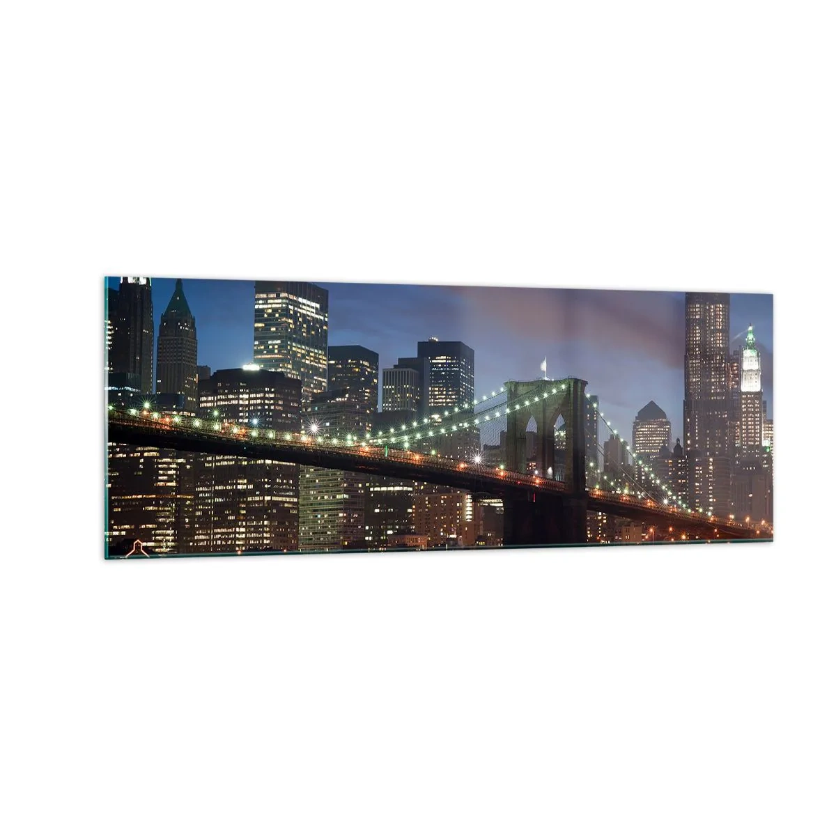 Üveg kép - Ragyogó éjszaka - 140x50 cm