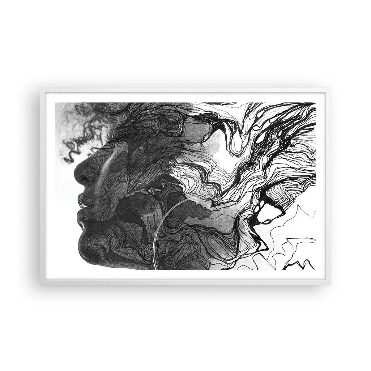 Poszter fekete keretben - Álmokba gabalyodva - 91x61 cm