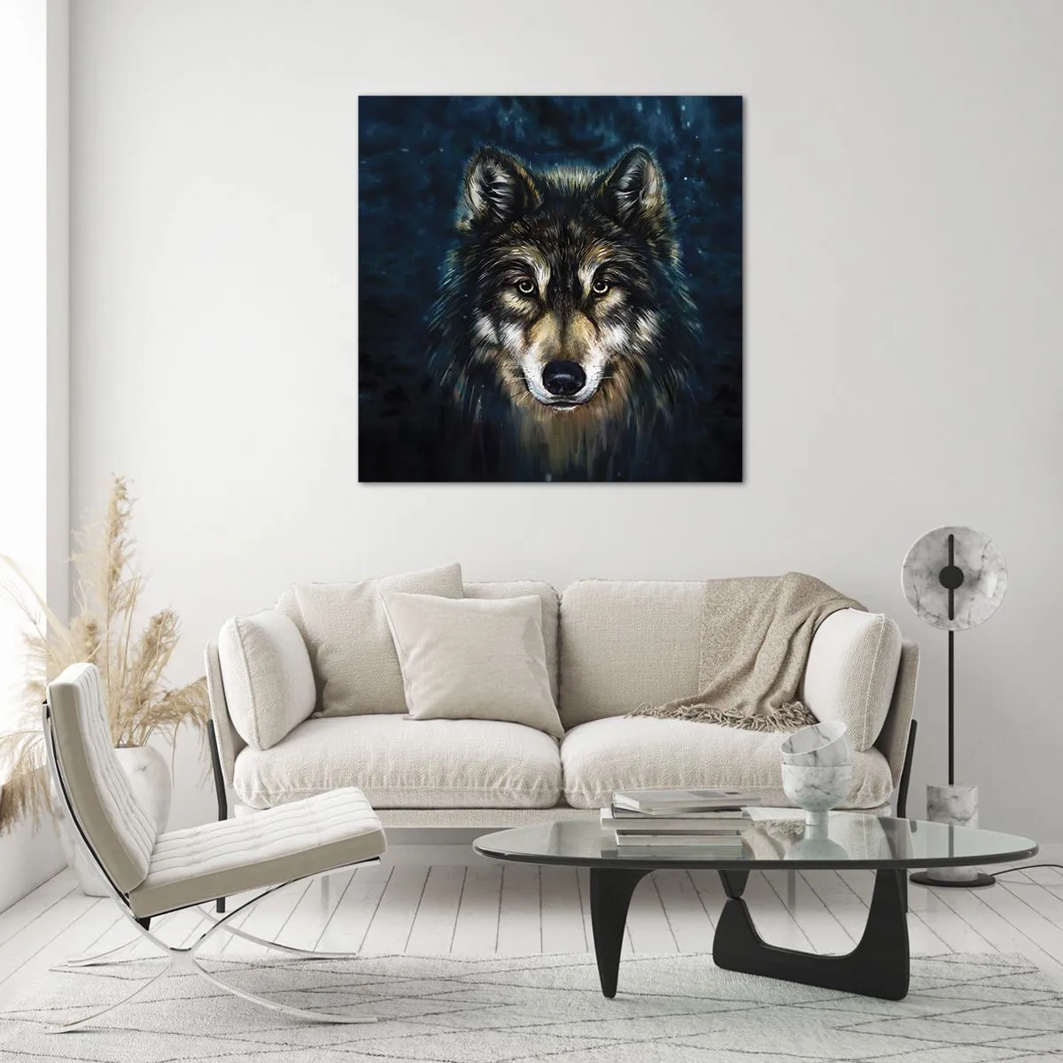 Üveg kép - Alfa? És az omega - 40x40 cm