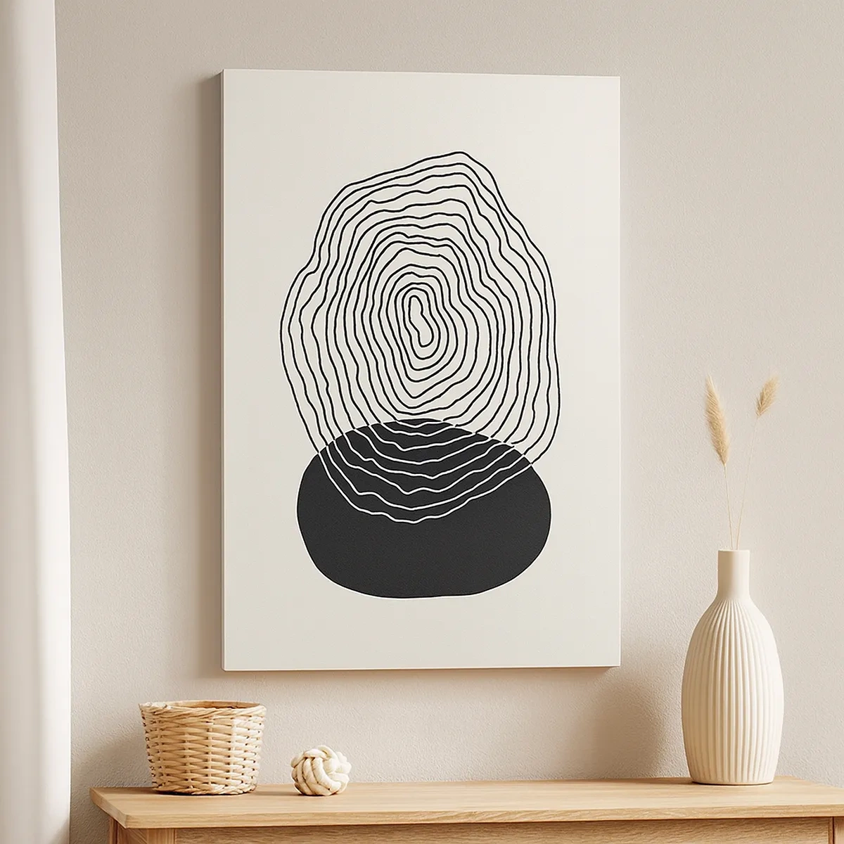 Vászonkép - Létezés és rángatózás - 50x70 cm